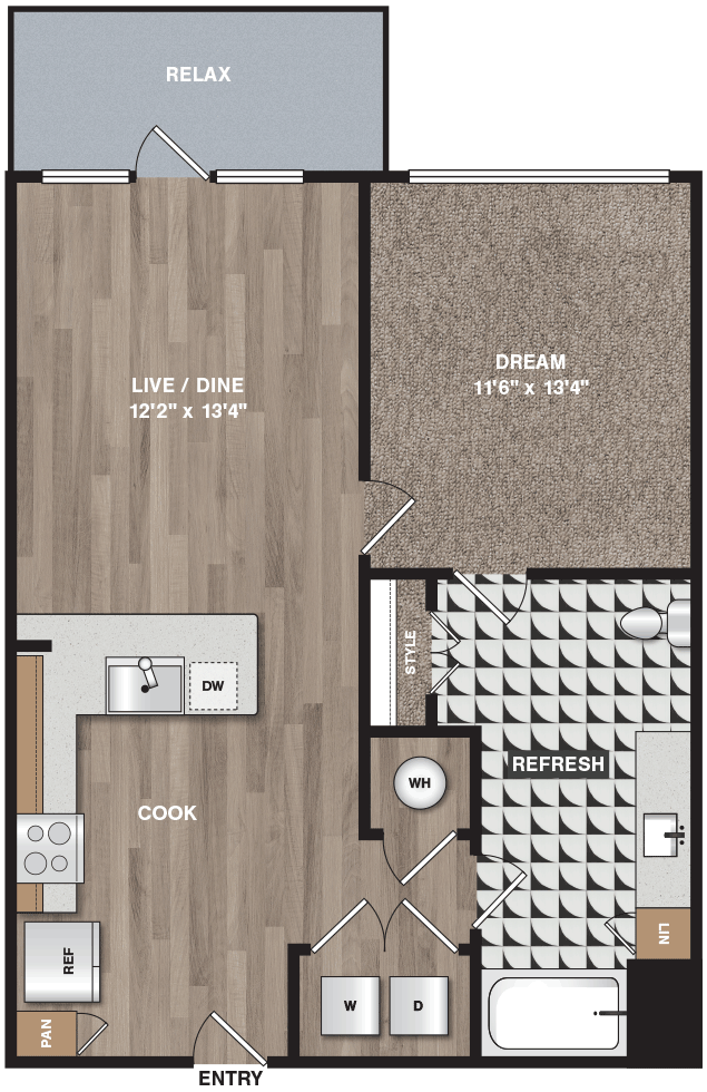 A2&nbsp;HC floorplan