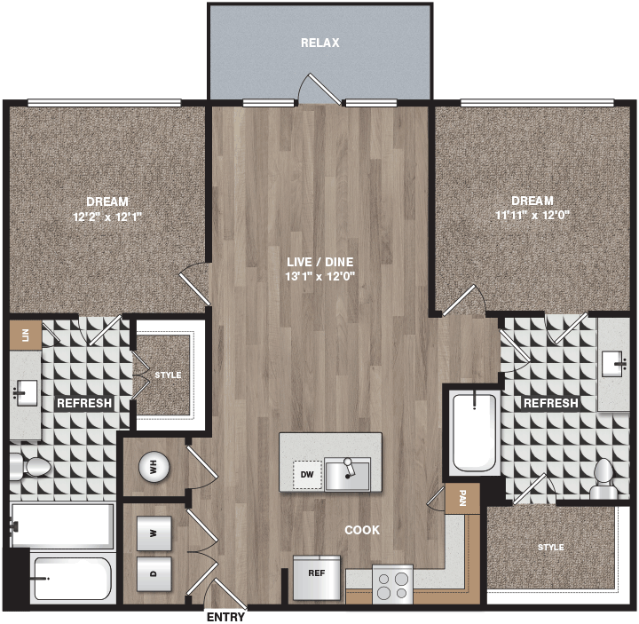 B1&nbsp;HC floorplan